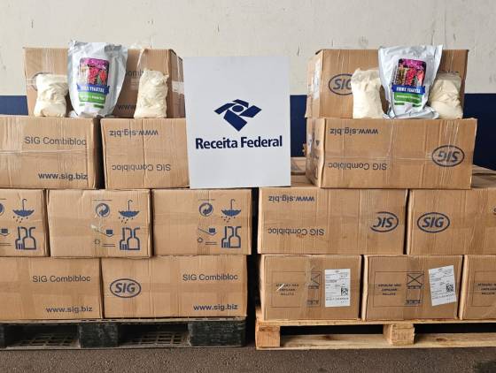 Receita Federal apreende 500kg de agrotóxicos em Cascavel