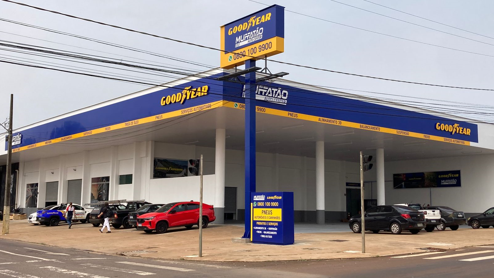 Muffatão Auto Center inaugura sua primeira unidade em Cascavel, em parceria com a Goodyear