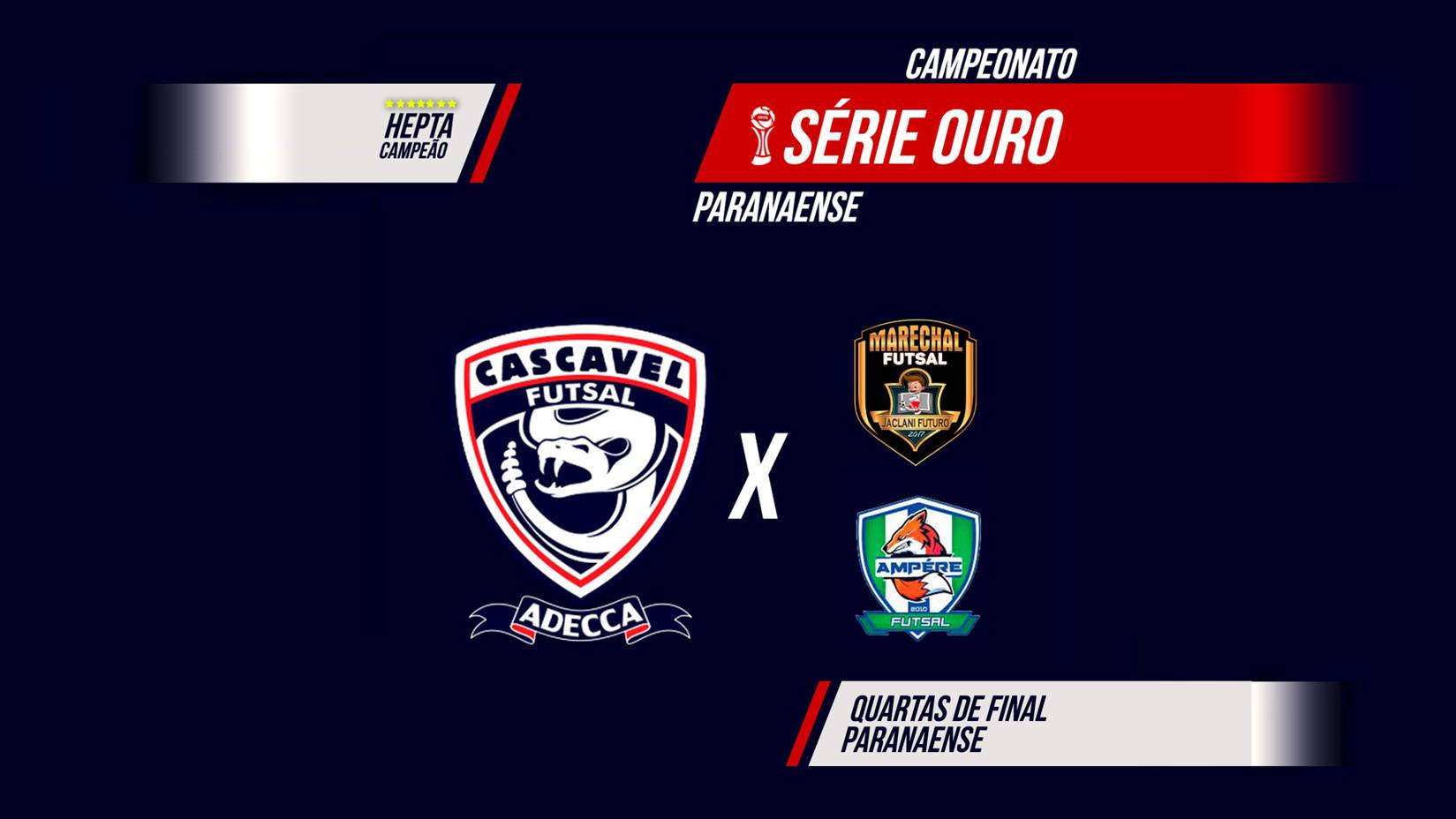 Cascavel Futsal conhece chaveamento da Série Ouro