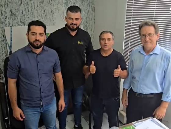 Mazutti e Cabral declaram apoio a Tiago Almeida para Presidência da Câmara de Cascavel