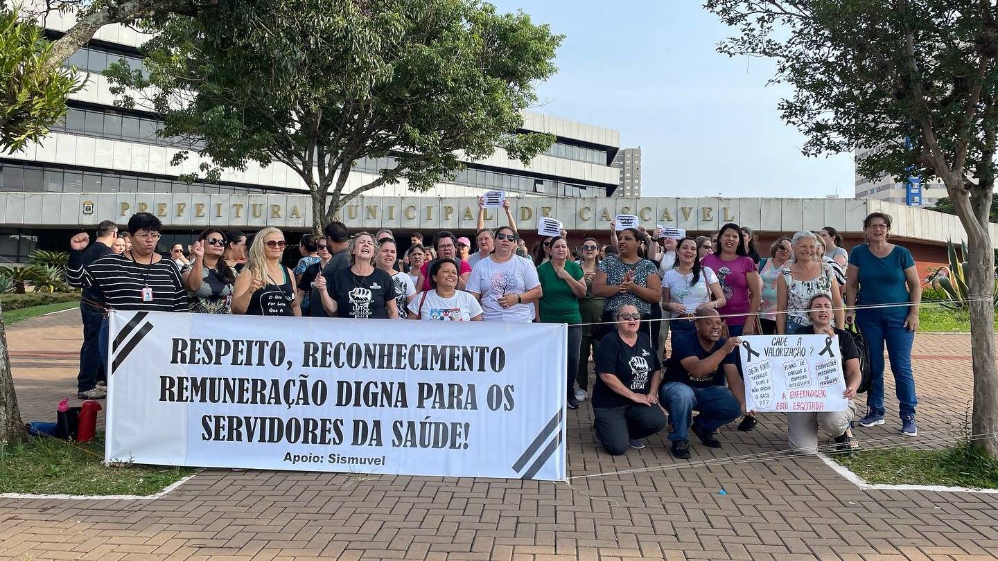 Greve na enfermagem em Cascavel: Impasse entre categoria e Prefeitura desencadeia paralisação