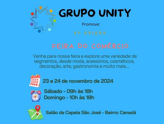 UNITY promove II Feira de Comércio em Cascavel com diversas atrações