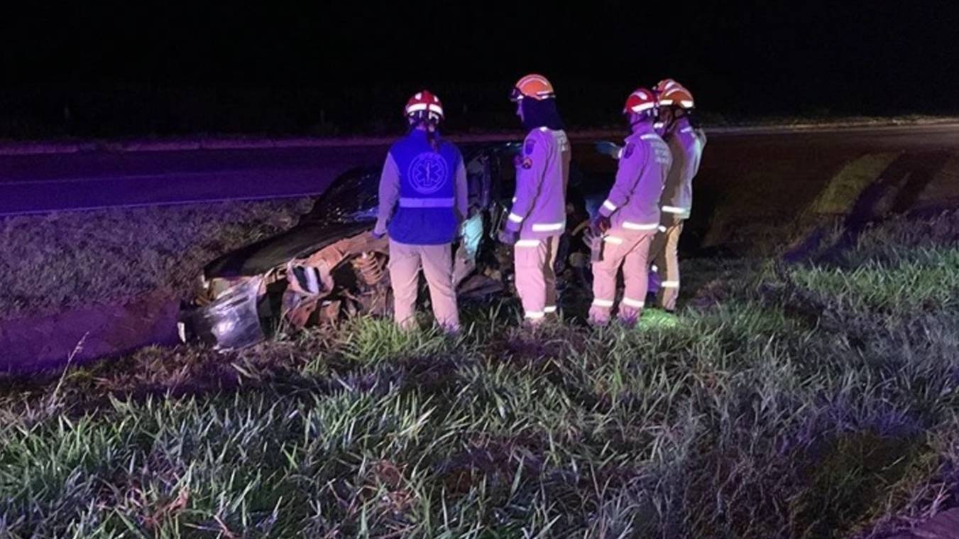 Homem de 62 anos morre em violenta colisão entre carro e caminhão na BR-163 em Santa Tereza do Oeste