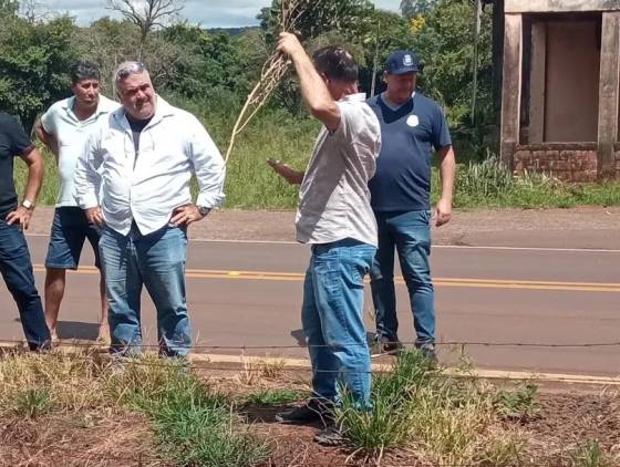 Superintendente do DER visita Catanduvas e analisa problemas de enchentes na Vila Santa Cruz