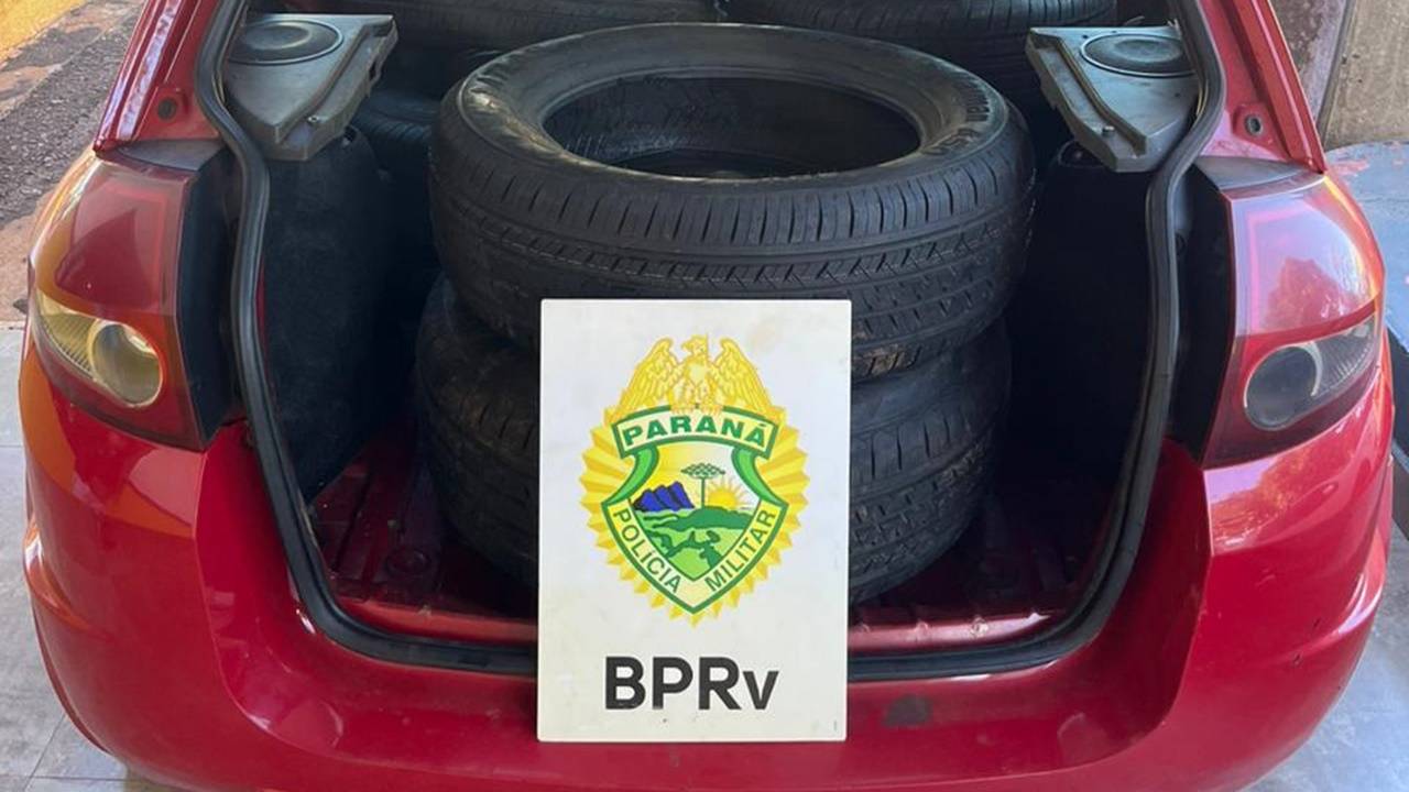 BPRv apreende carga contrabandeada oriunda do Paraguai em Santa Tereza do Oeste