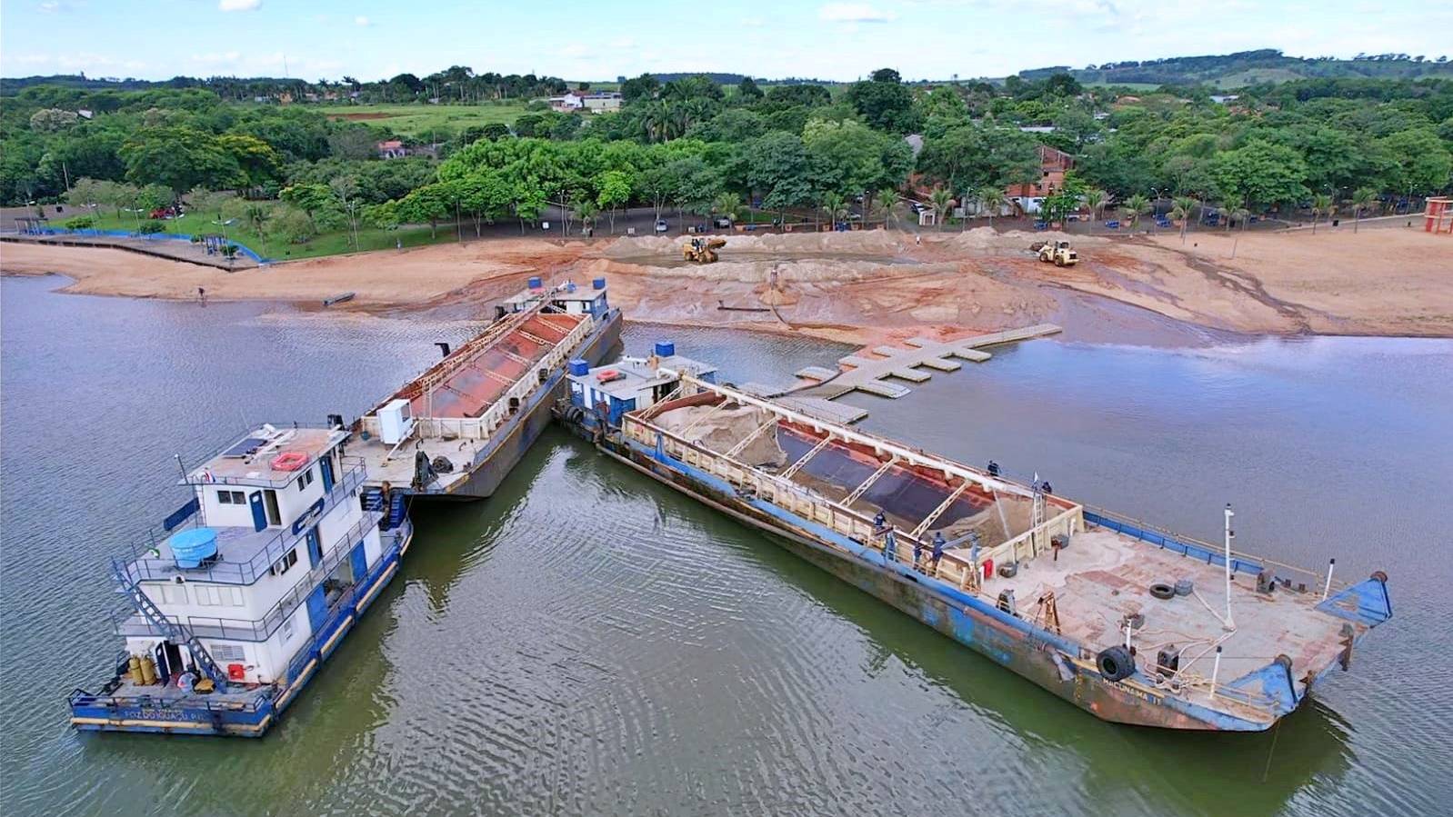 Balneário Jacutinga recebe 1850 toneladas de areia para revitalização da orla