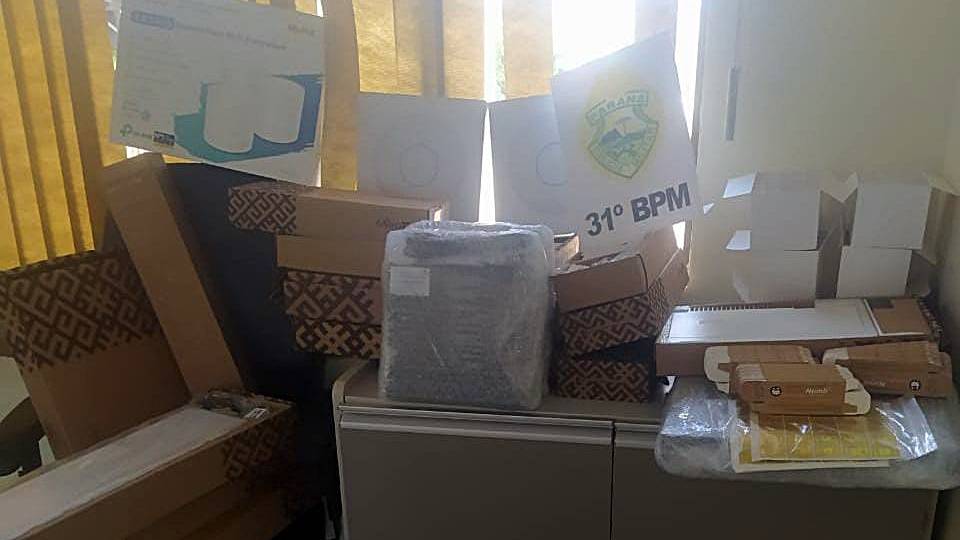 Polícia Militar apreende produtos em Operação Contra Descaminho em Corbélia