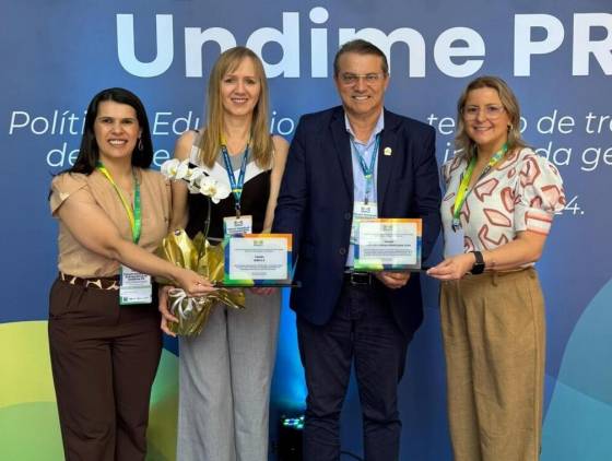 Educação de Toledo é reconhecida e premiada pela Undime/PR