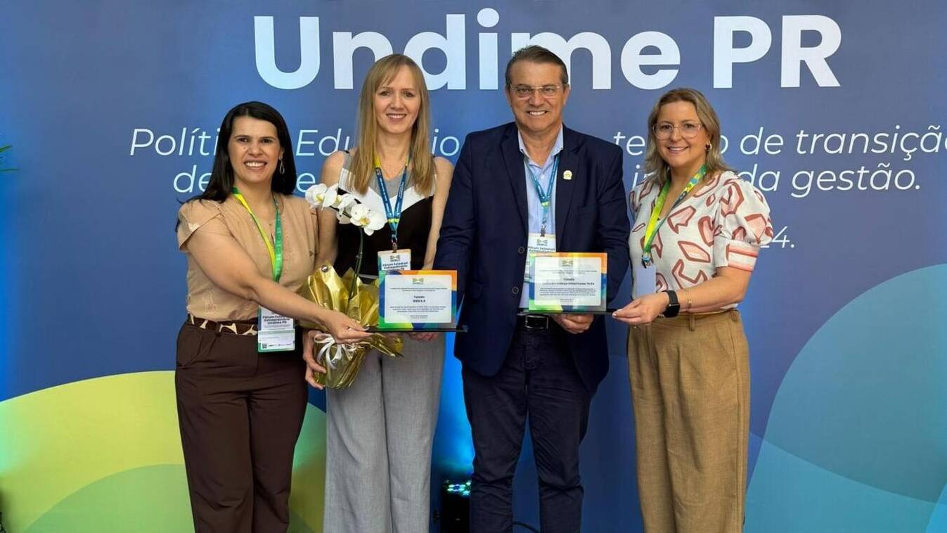 Educação de Toledo é reconhecida e premiada pela Undime/PR