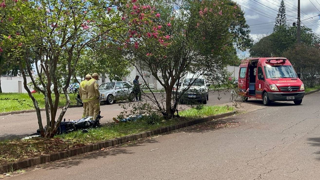 Motociclista perde a vida em acidente grave na Avenida Parati em Foz do Iguaçu