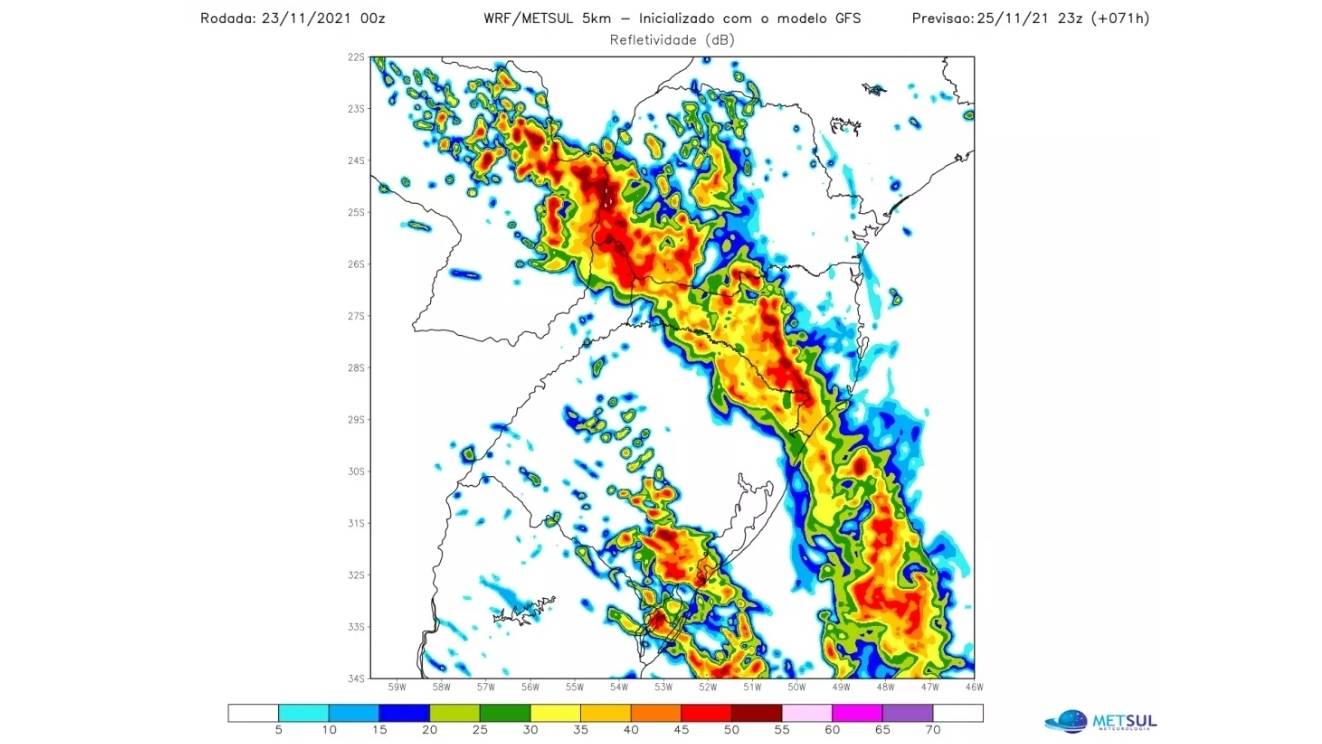 METSUL alerta a passagem de Ciclone Extratropical por Cascavel com rajadas de até 100 km/h