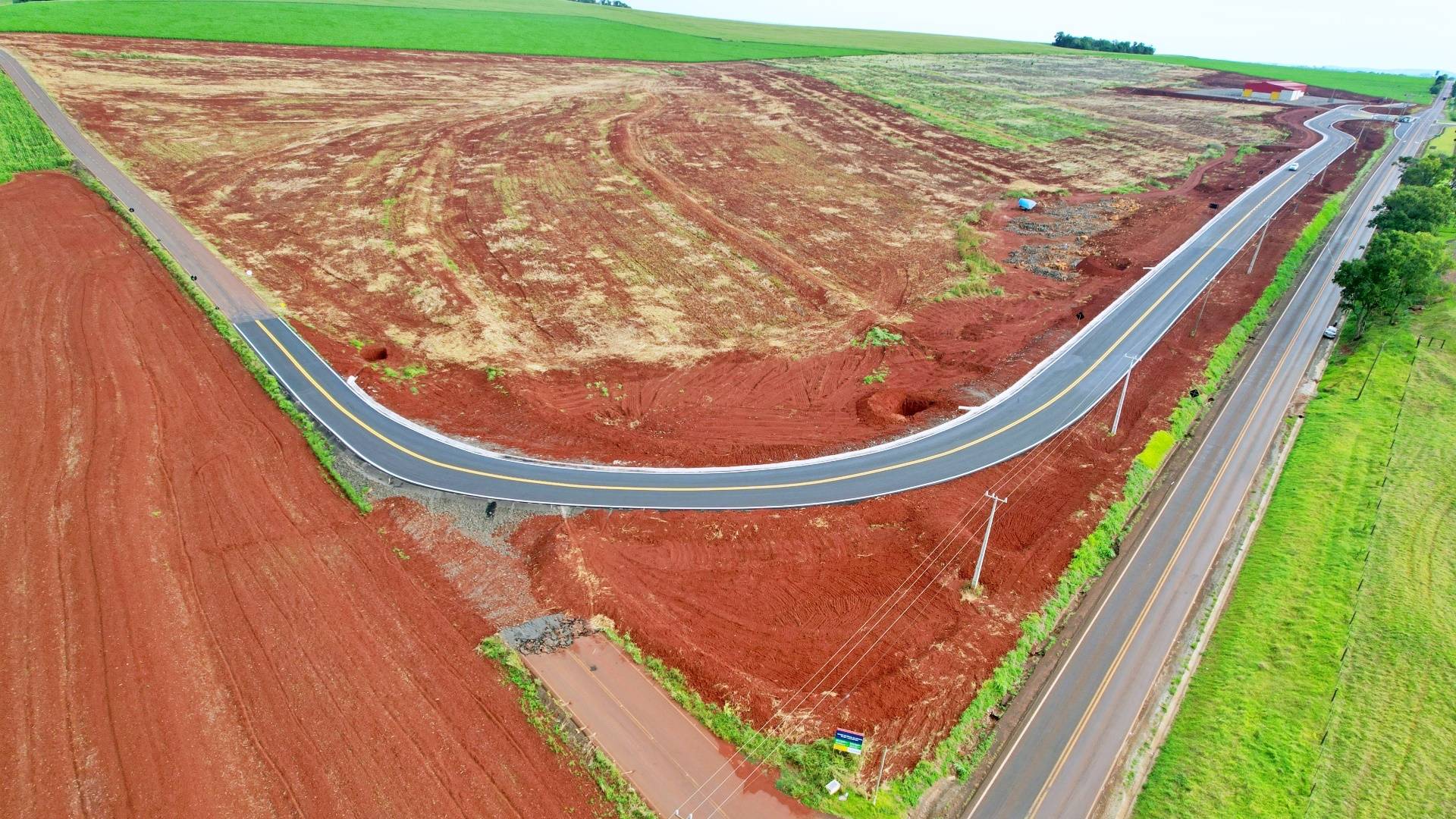 Inaugurado acesso comercial na rodovia PR-497 em Itaipulândia: Uma nova rota para Desenvolvimento