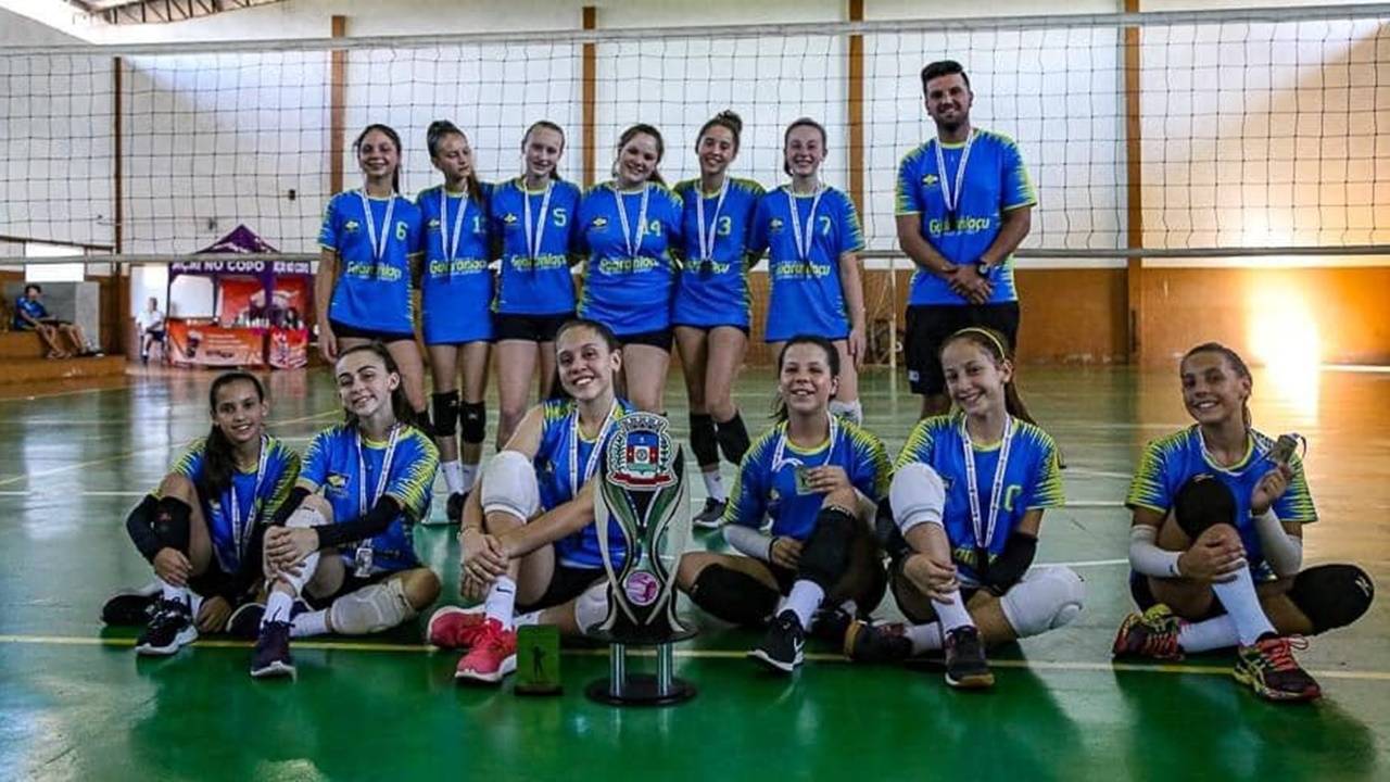 Guaraniaçu é destaque na Copa Integração sub15 de Voleibol Feminino