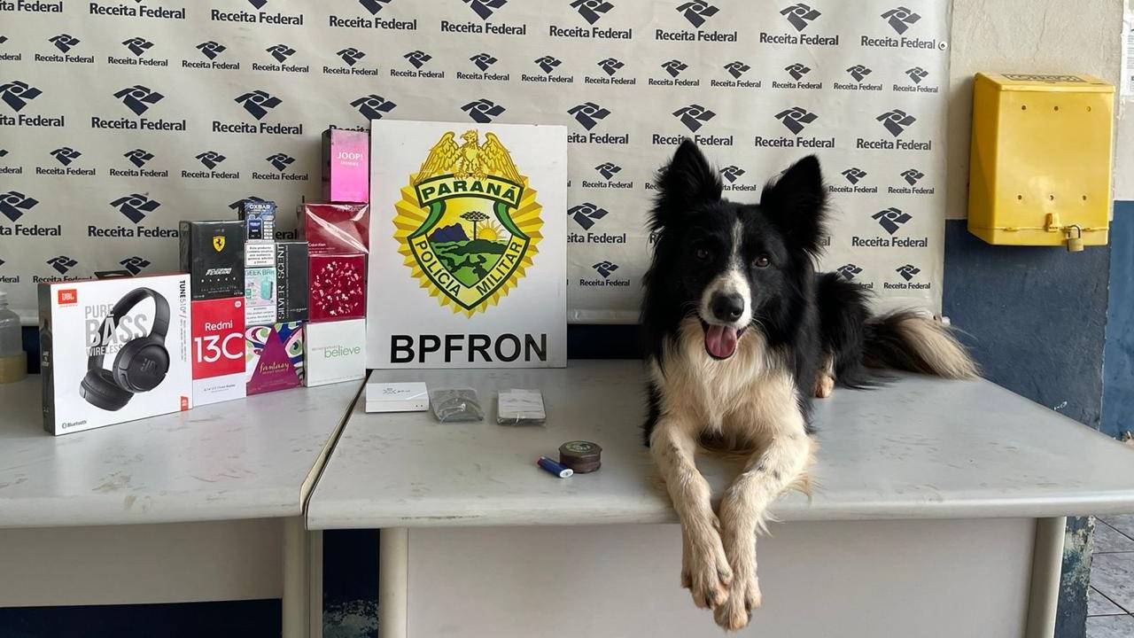 BPFRON apreende R$18 mil em mercadorias estrangeiras em Cascavel