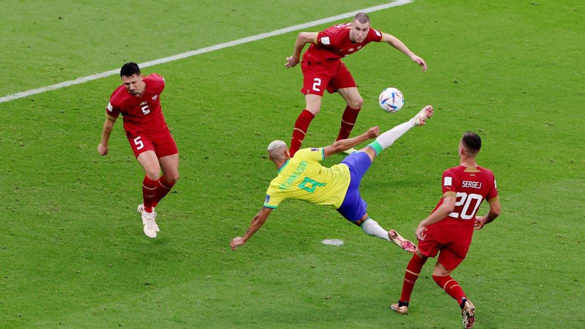 Brasil vence a Sérvia por 2 a 0 na estreia da Copa do Mundo