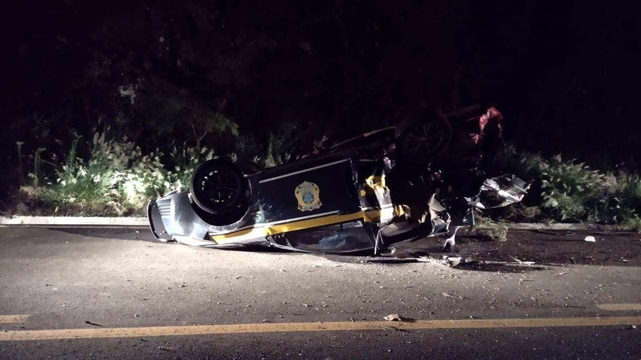 Policial Rodoviário Federal de Cascavel fica em estado grave após colisão de trânsito na BR-158