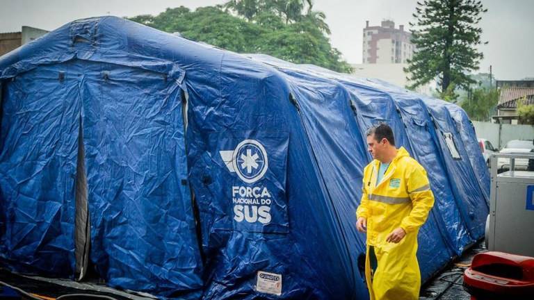 Cinco UTIs vão reforçar Hospitais de Campanha no Rio Grande do Sul