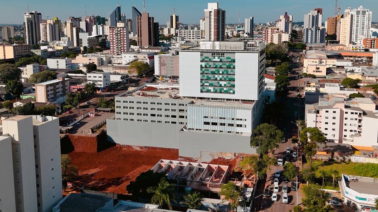 Centro médico em fase final de construção será hub de saúde com tratamentos inéditos em Cascavel