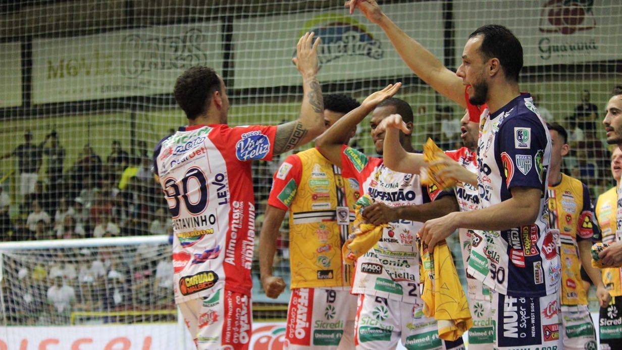 Cascavel Futsal empata com Foz Cataratas em jogo de 10 gols