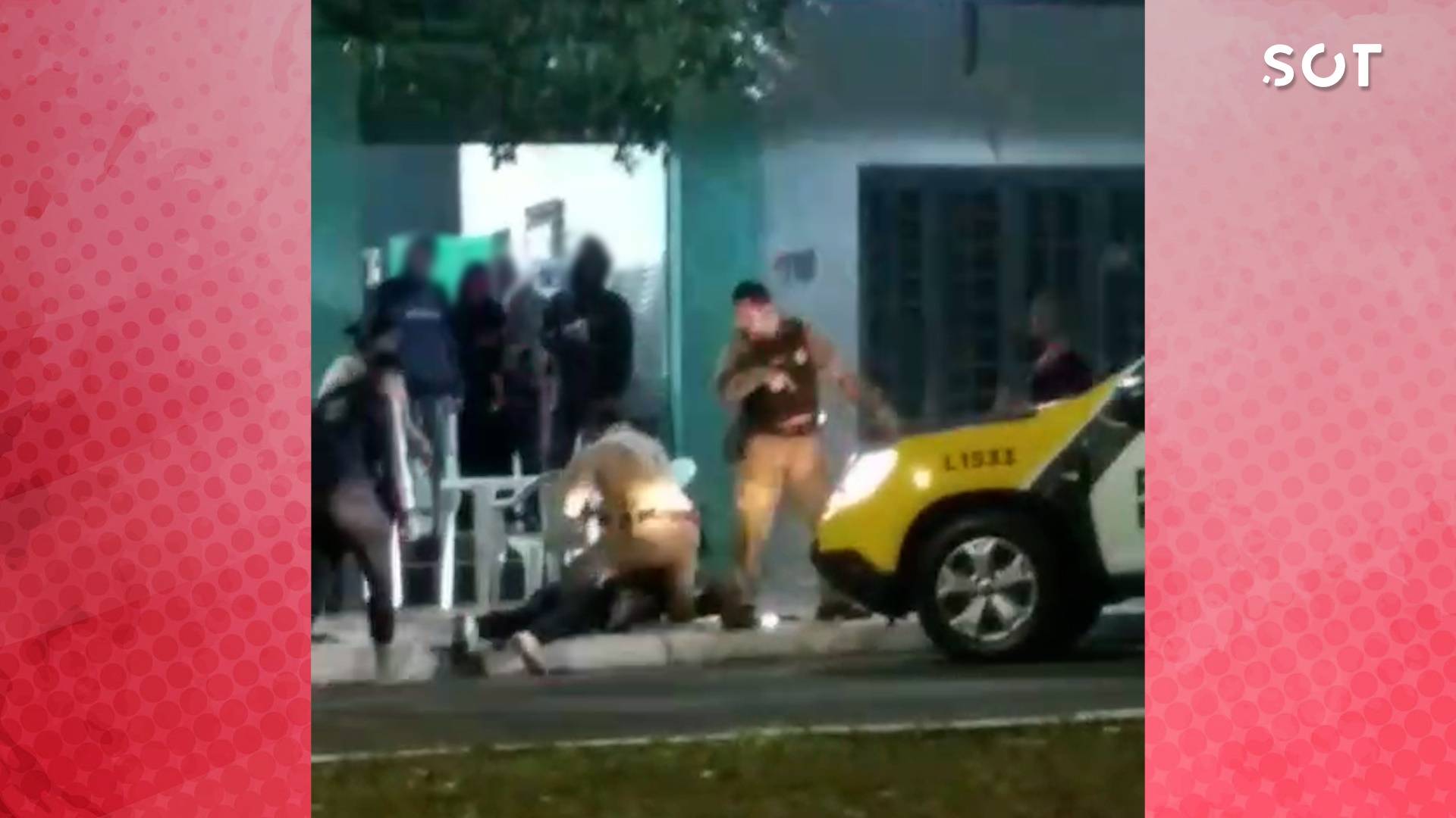 Confusão em choperia termina em agressão e policial esfaqueado no Paraná