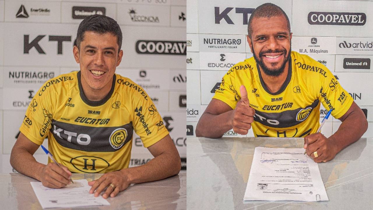FC Cascavel renova com Wilian Simões e Paraguaio Eduardo Echeverría para a temporada de 2022