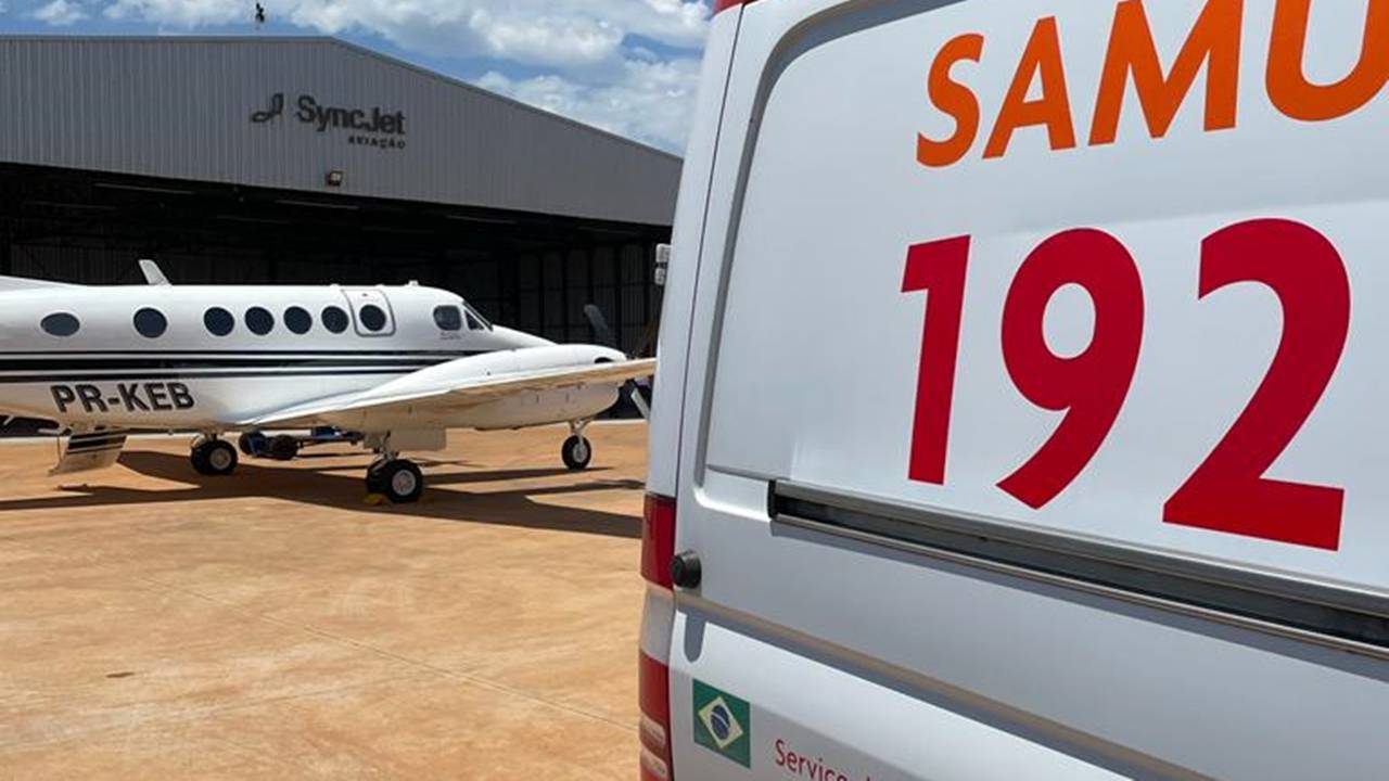UTI Aérea transporta paciente de sete meses para Curitiba