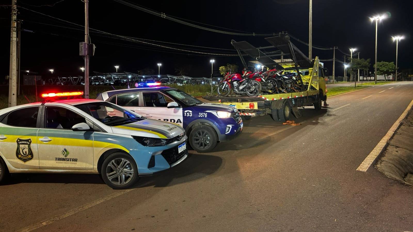 Transitar e GM encerram disputa de racha e manobras perigosas próximo ao Aeroporto de Cascavel