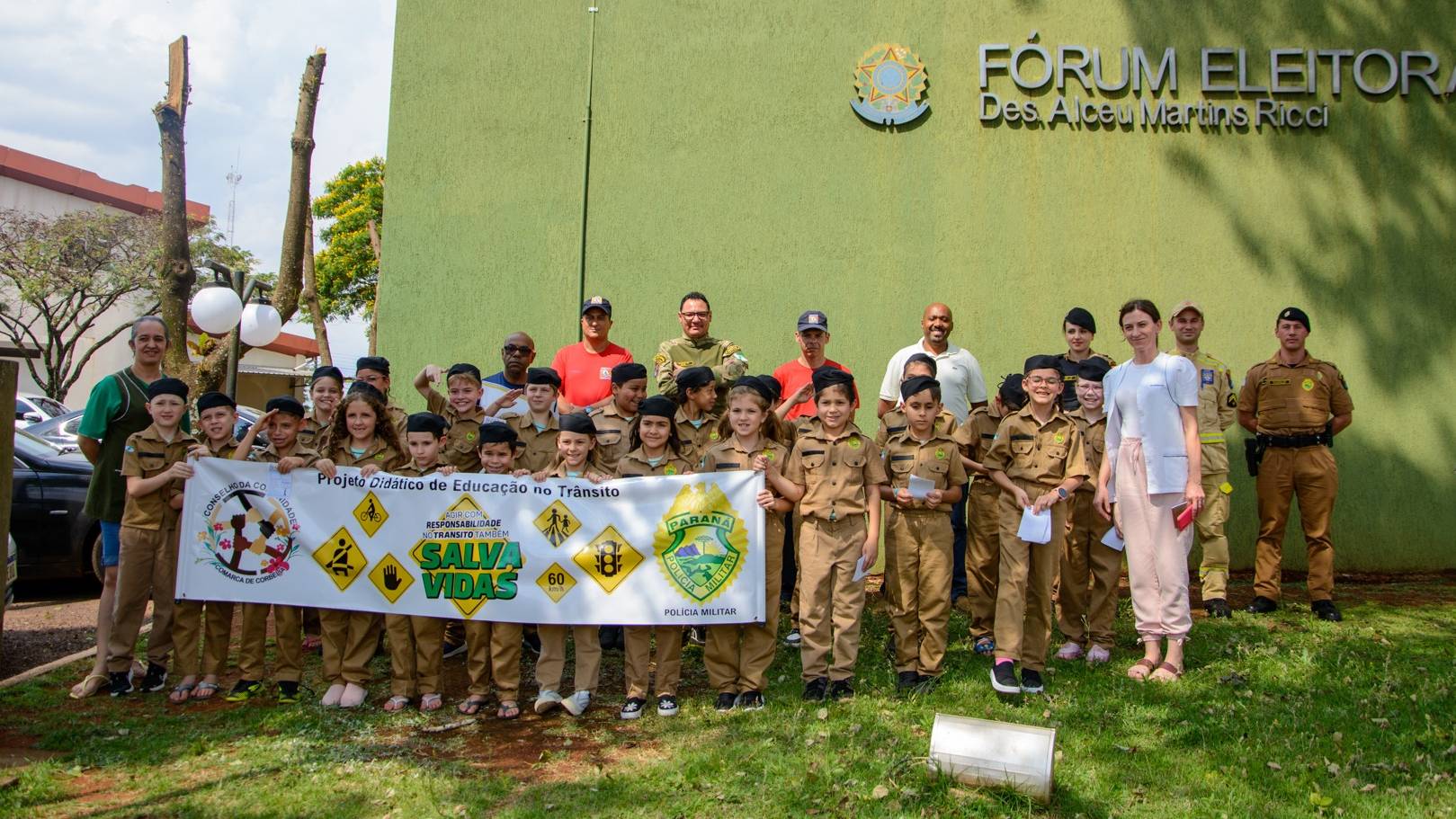 Educação no Trânsito: Projeto transforma crianças em Agentes da Segurança Viária em Corbélia