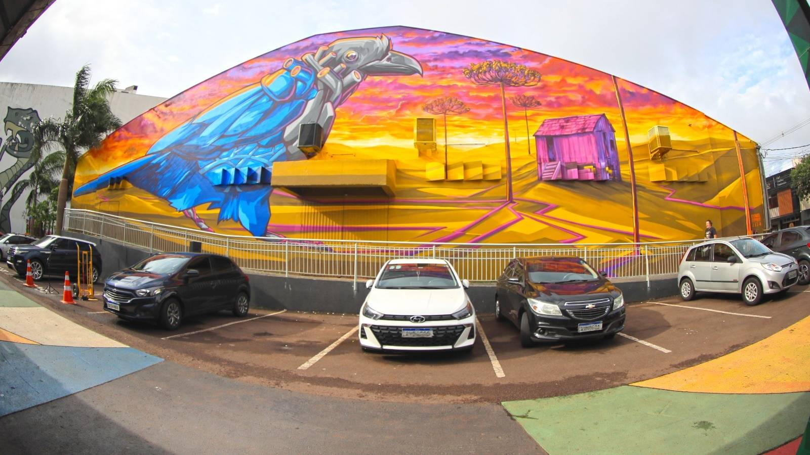 Cascavel se transforma em um grande mural a céu aberto com a 7ª Edição Graffiti GAMEX