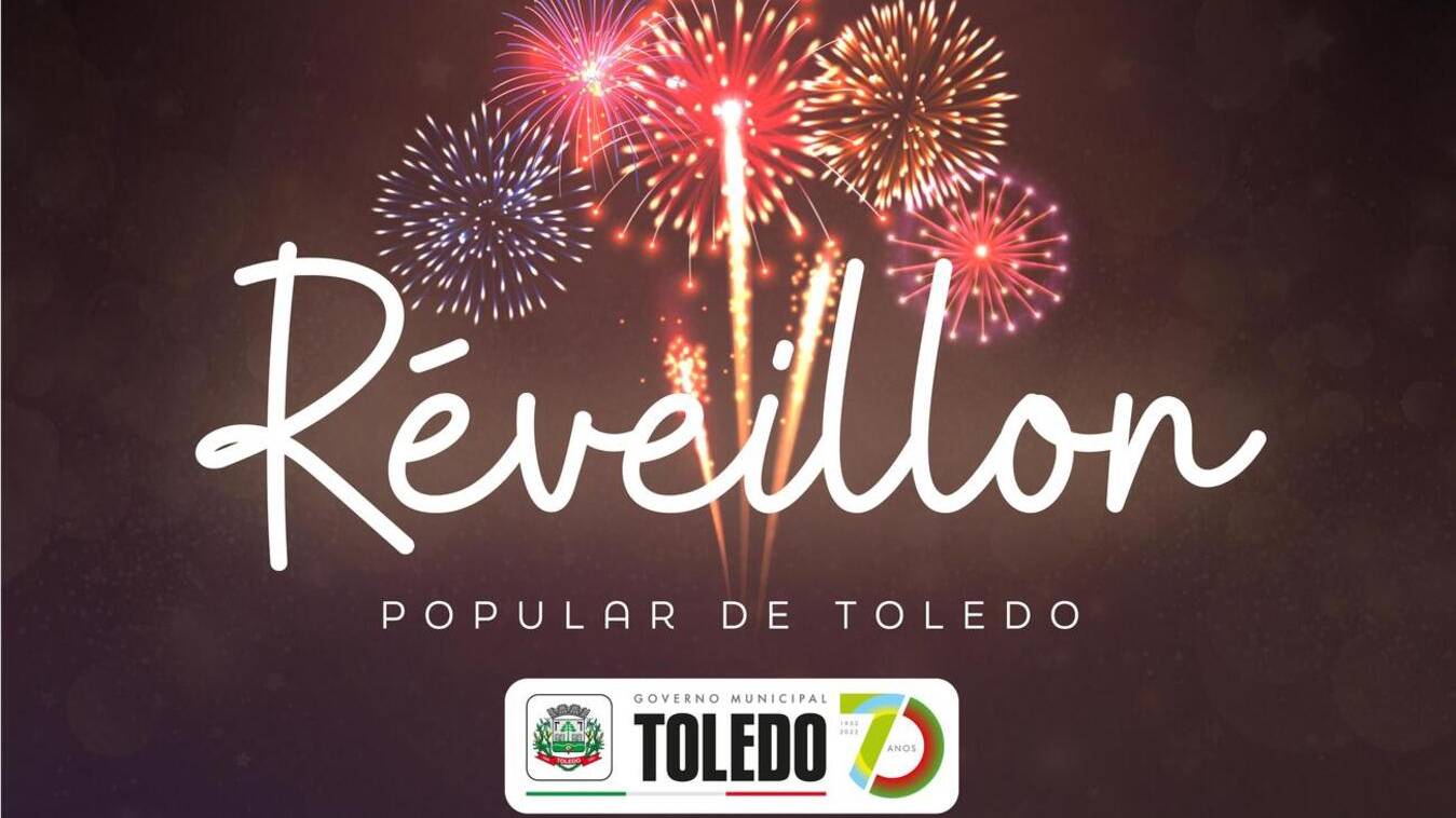 Réveillon Popular de Toledo terá 15 minutos de fogos e um novo visual