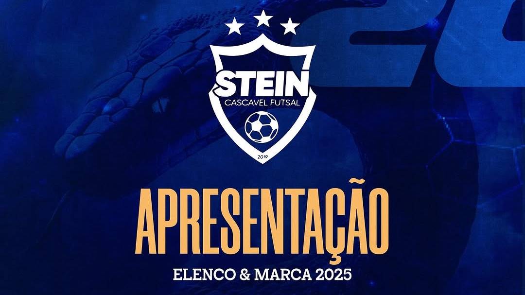 Stein Cascavel Futsal 2025: elenco e nova marca serão apresentados em grande evento