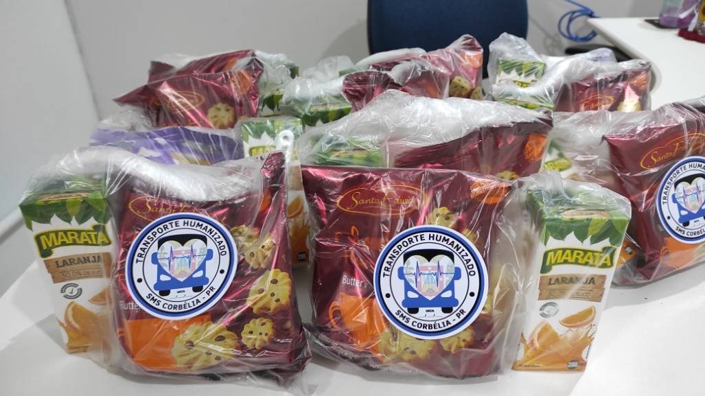 Secretaria de Saúde de Corbélia inicia distribuição de kits lanche para pacientes que viajam
