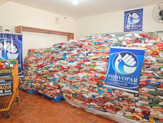 Corinthians x Londrina: Provopar recebe 15 toneladas de alimentos de ingresso solidário