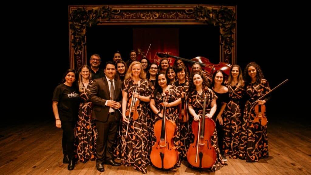 Primeira orquestra feminina do Brasil faz apresentação inédita em Cascavel, totalmente gratuita