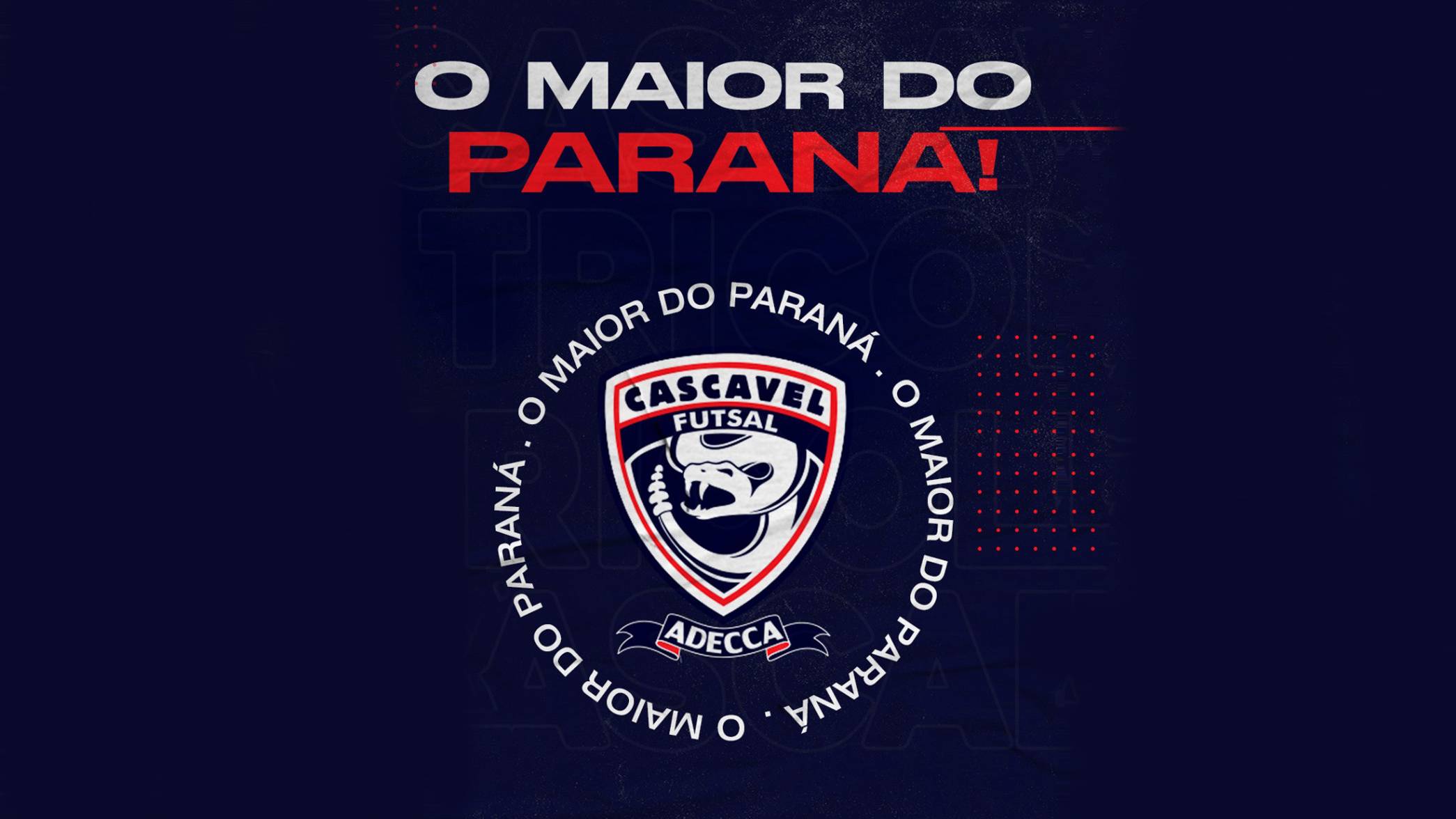 Em ranking do Campeonato Paranaense, Cascavel Futsal é o melhor time da década no estado