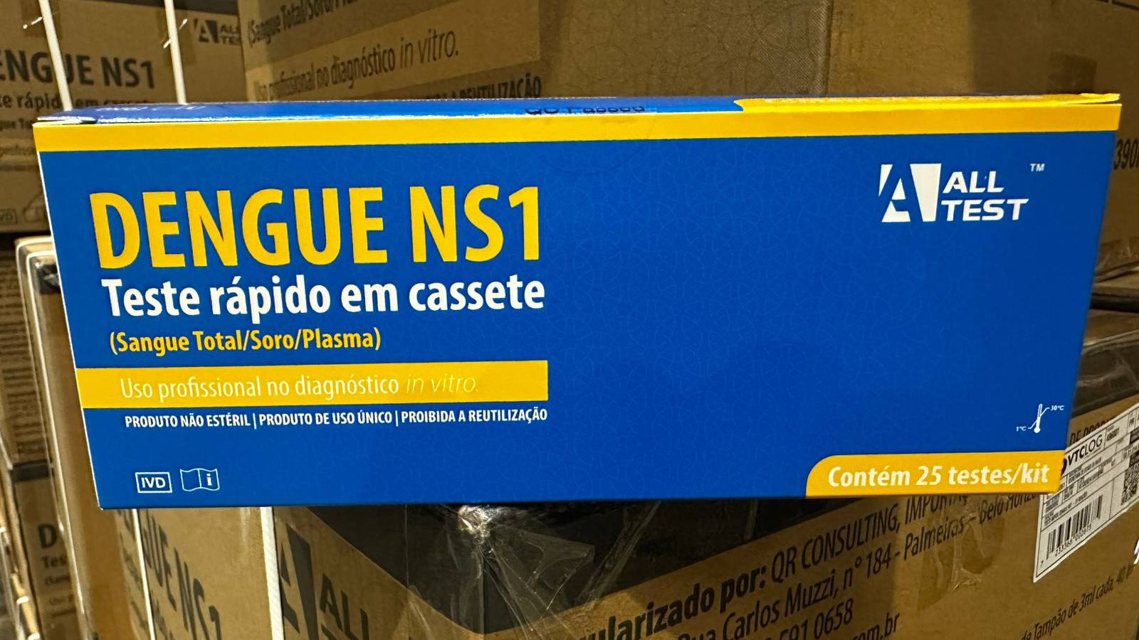 Paraná recebe 359,9 mil testes rápidos de dengue e Sesa organiza distribuição