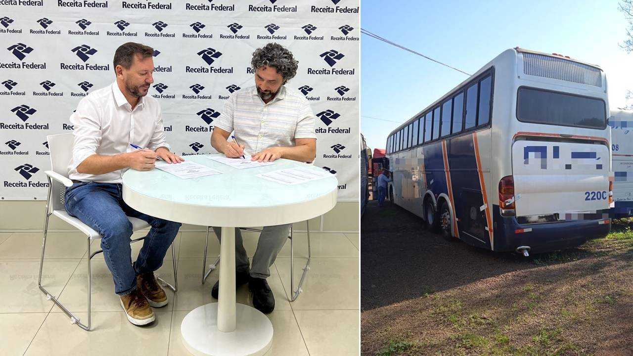 Receita Federal doa Ônibus para o Foz Cataratas Futsal