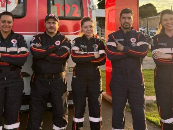 Parto Emergencial: Equipe do SAMU realiza nascimento em domicílio em Cascavel