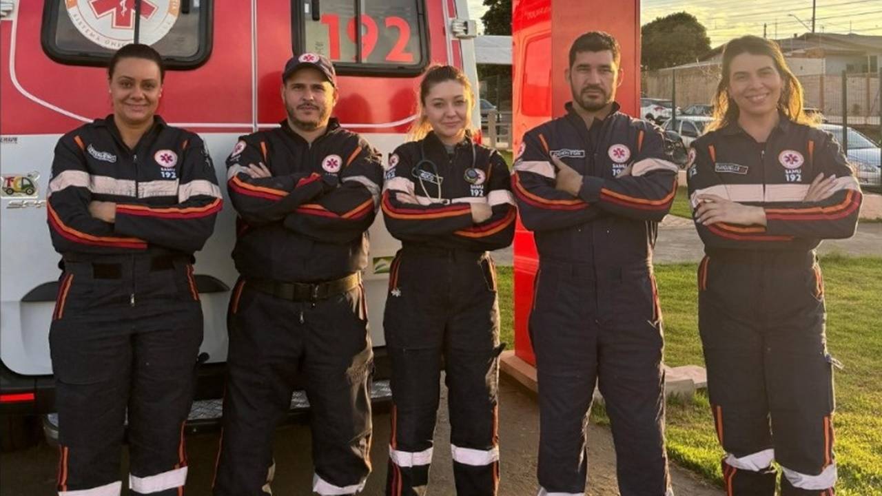 Parto Emergencial: Equipe do SAMU realiza nascimento em domicílio em Cascavel