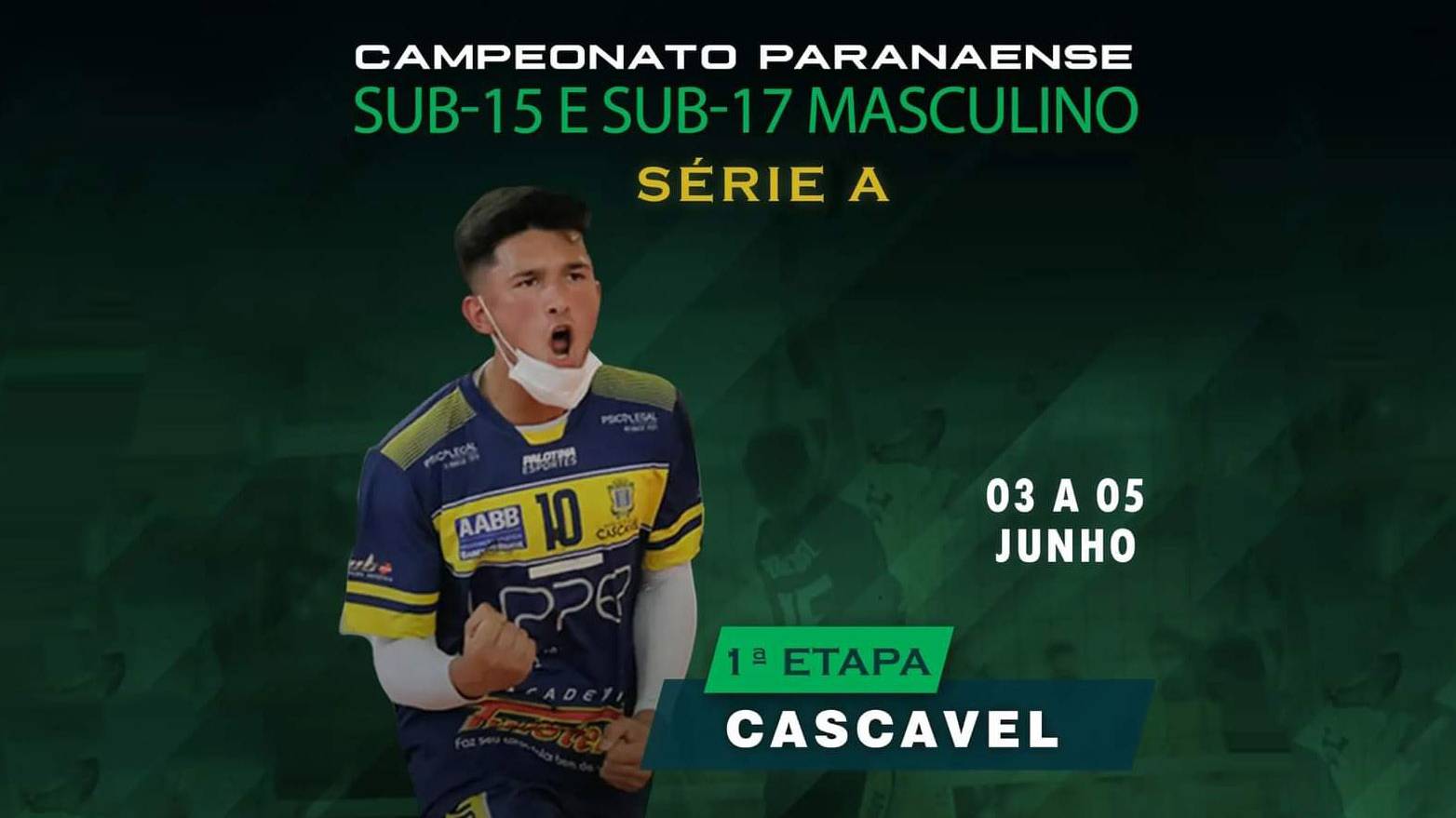 Cascavel sediará etapa do Campeonato Paranaense sub-15 e sub-17 de Voleibol